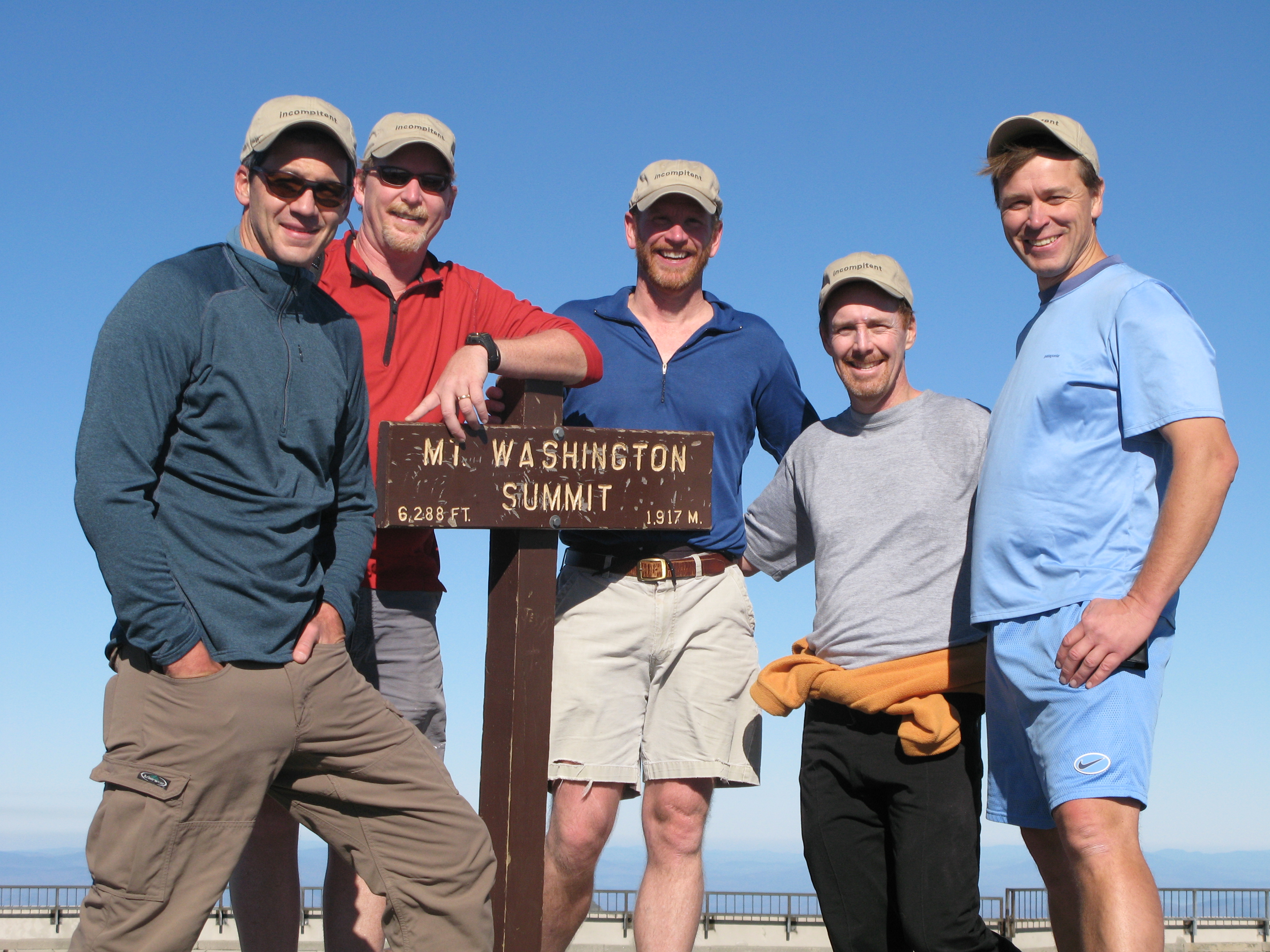 Incompitents above Mt Washington