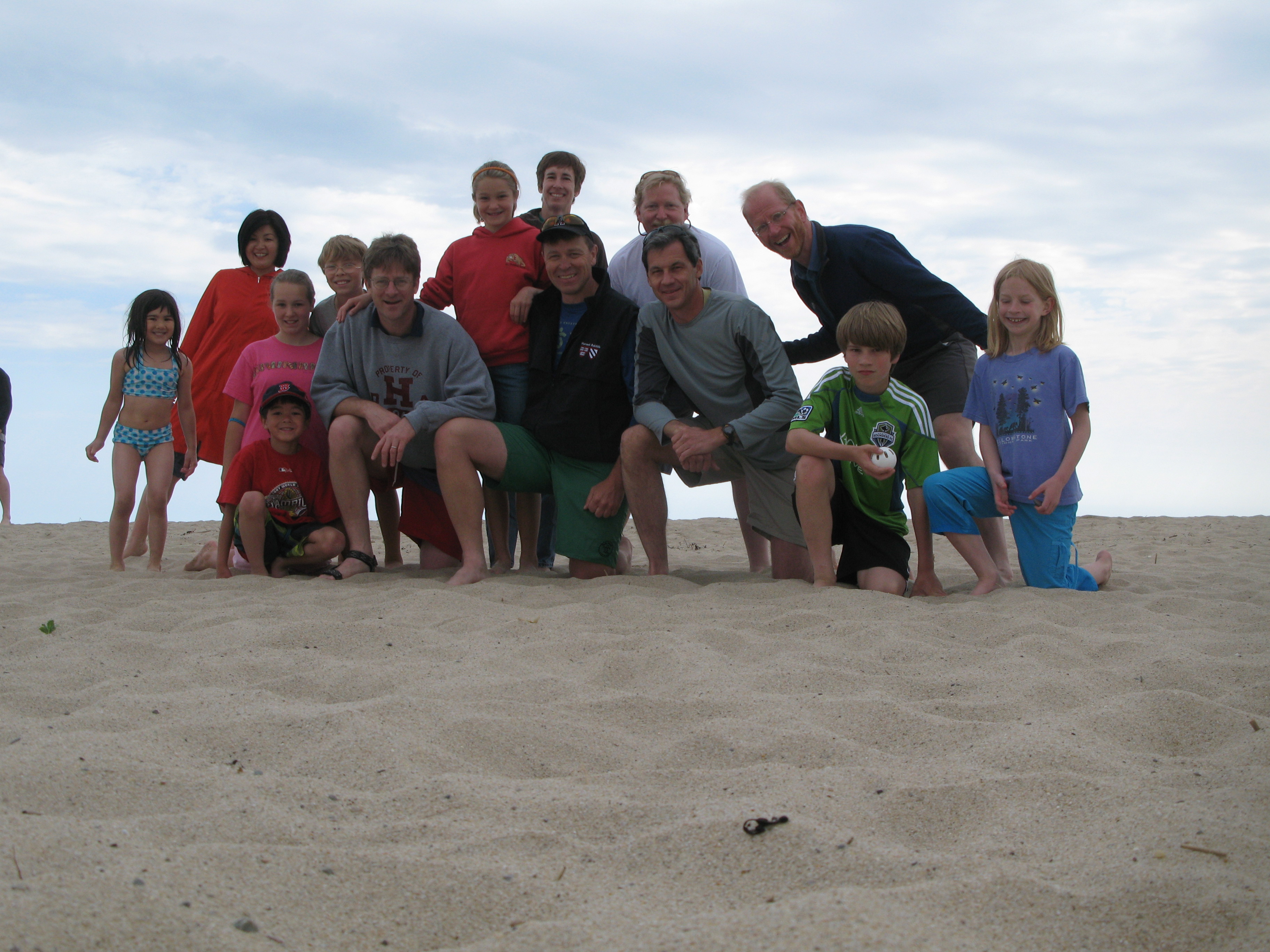 On the beach in Long Island